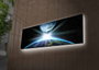 Wallity Lienzo Decorativo Iluminado con LEDs 3090NASA-019 Multicolor